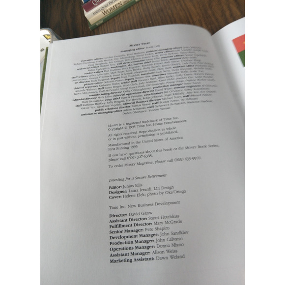 1995 MONEY - INVESTING FOR A SECURE RETIREMENT BY JUNIUS ELLIS - Picture 4 of 4